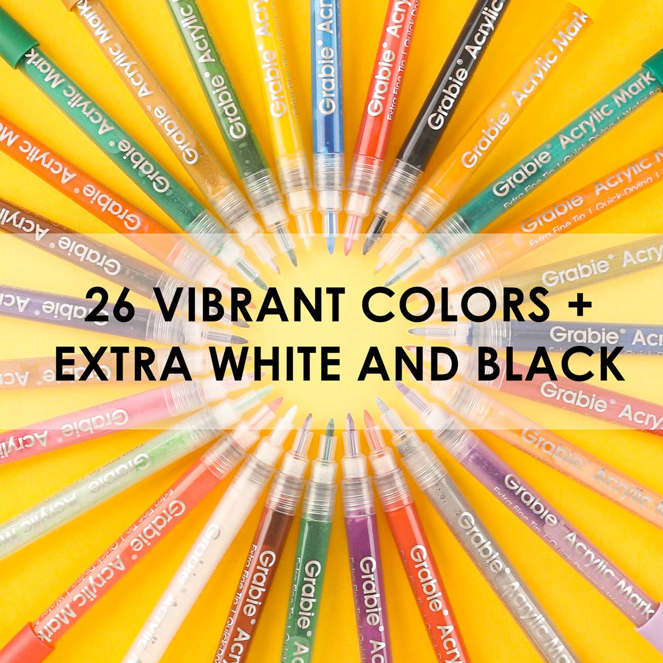 Acrylic Paint Markers - Set of 28 - DIGS
