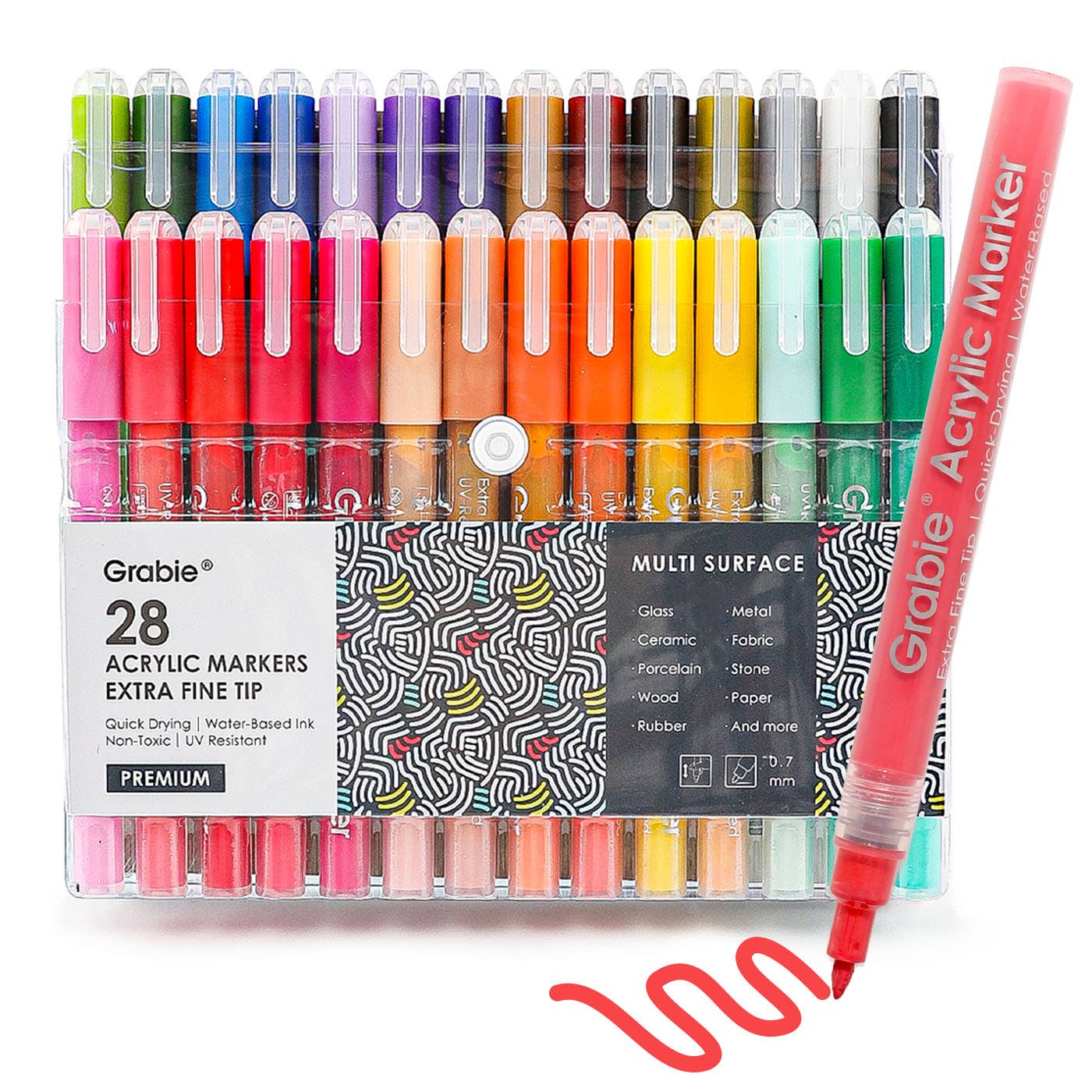 Acrylic Paint Markers - Set of 28 - DIGS
