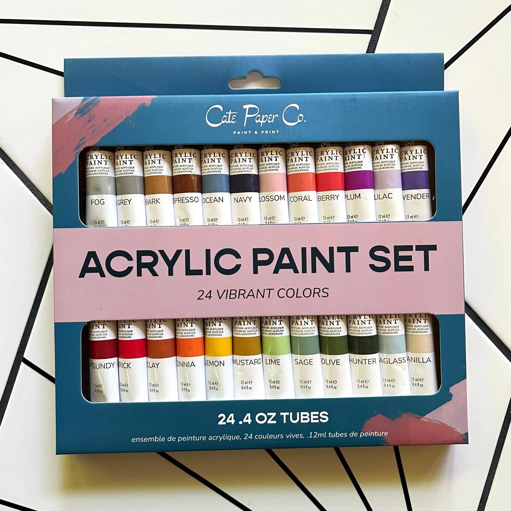 Acrylic Paints: Set of 24 - DIGS