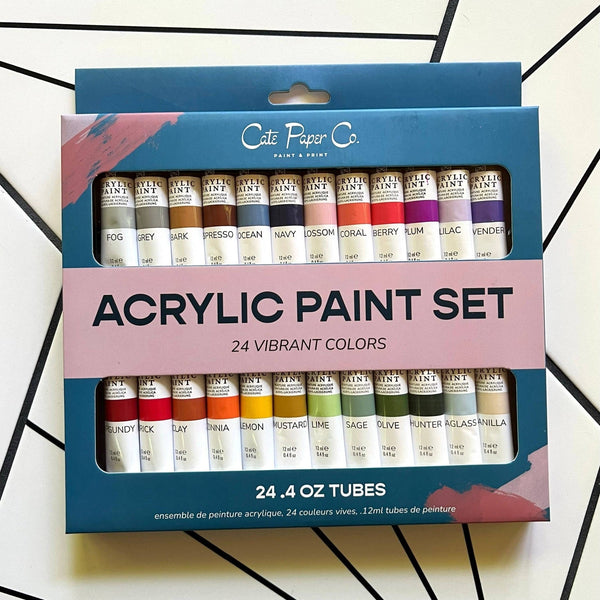 Acrylic Paints: Set of 24 - DIGS