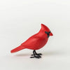 Hand Carved Mini Red Cardinal Sculpture