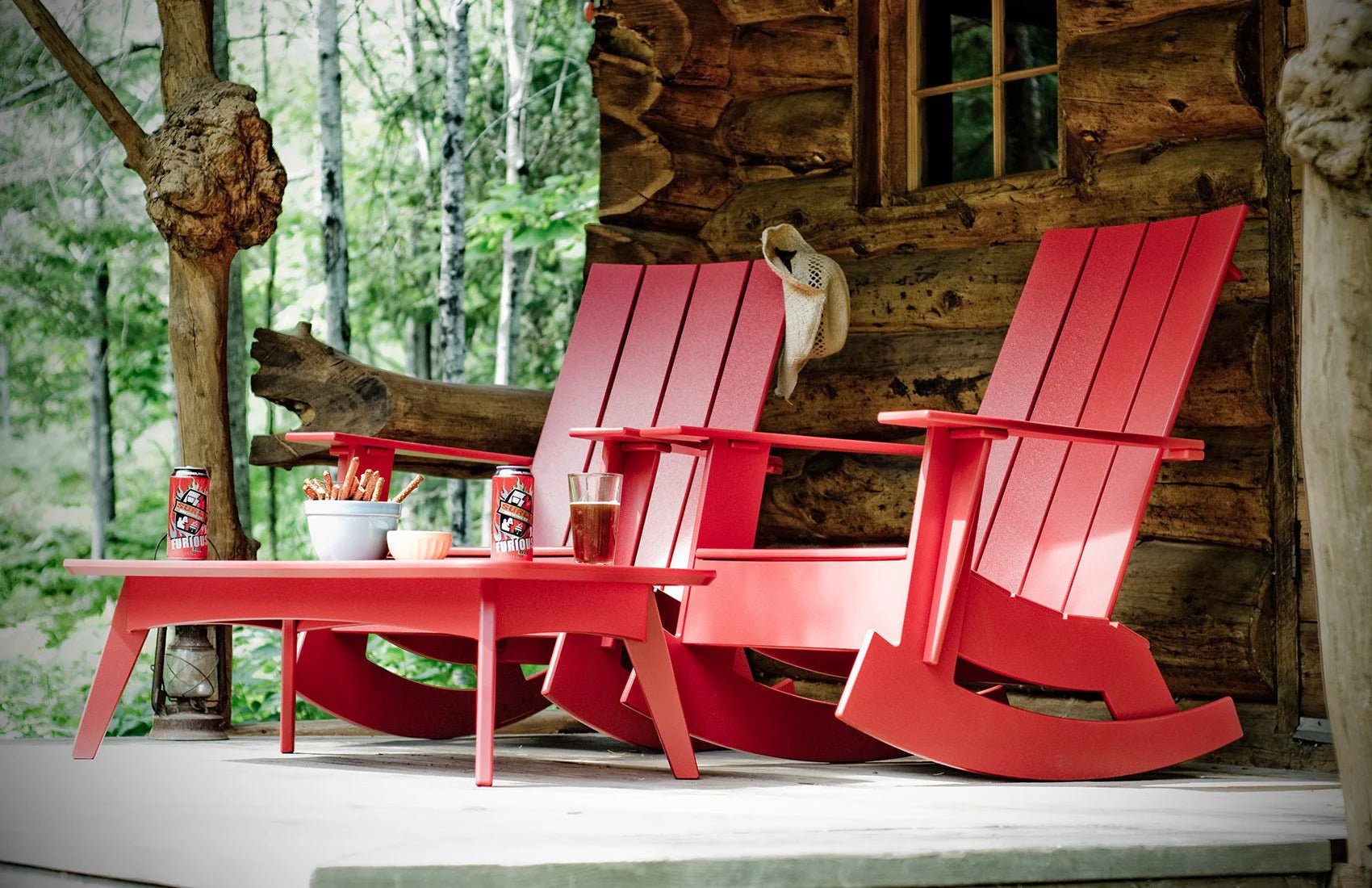 Adirondack Flat Rocker Chair - DIGS