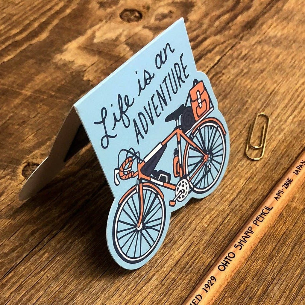 Adventure Bicycle Magnetic Bookmark - DIGS