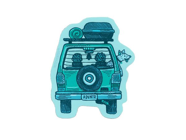 Adventure Wagon Sticker - DIGS