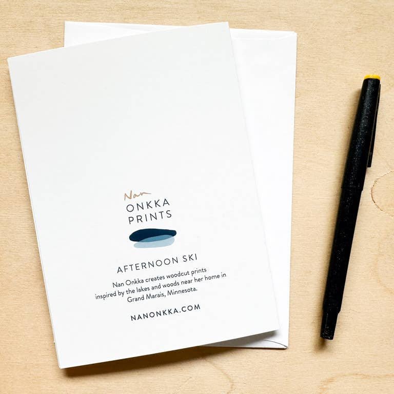 Afternoon Ski Holiday Card - DIGS