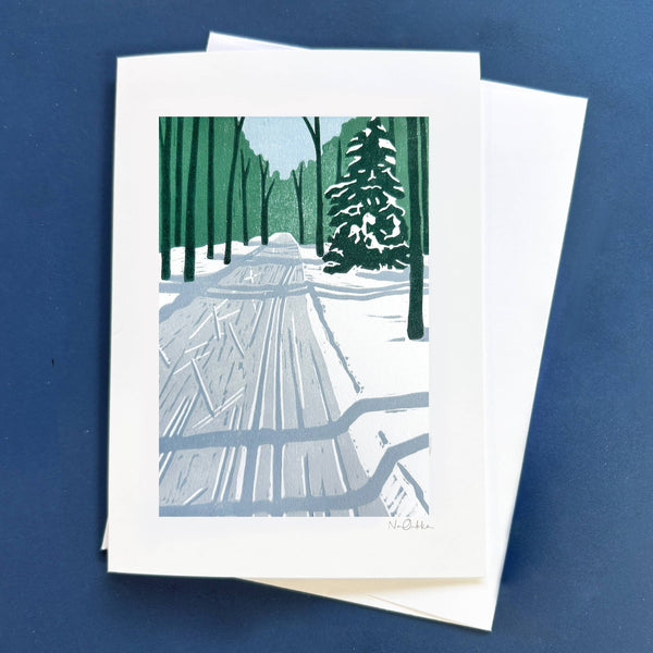 Afternoon Ski Holiday Card - DIGS