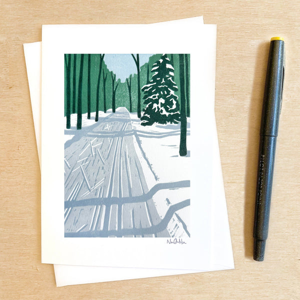 Afternoon Ski Holiday Card - DIGS