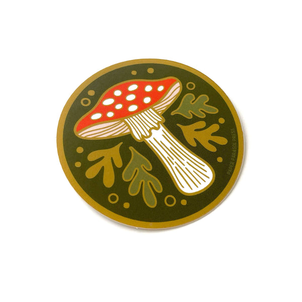 Agaric Mushroom Sticker - DIGS