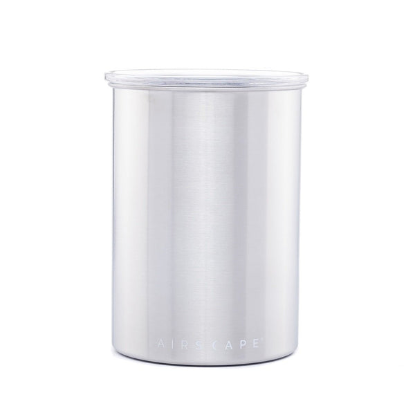 Airscape Stainless Steel Canister: Brushed Steel - DIGS