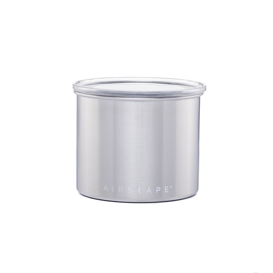 Airscape Stainless Steel Canister: Brushed Steel - DIGS