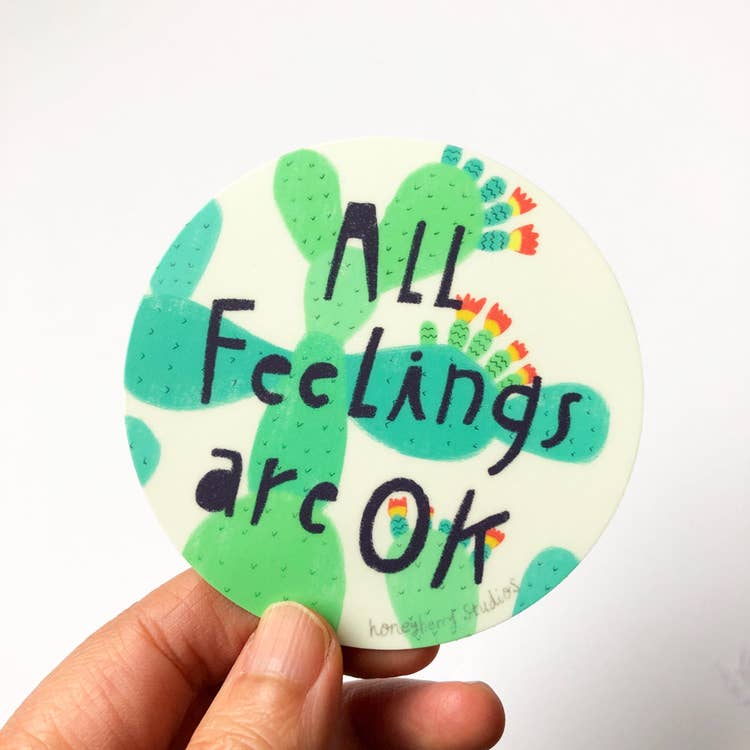 All Feelings Are Ok Sticker - DIGS