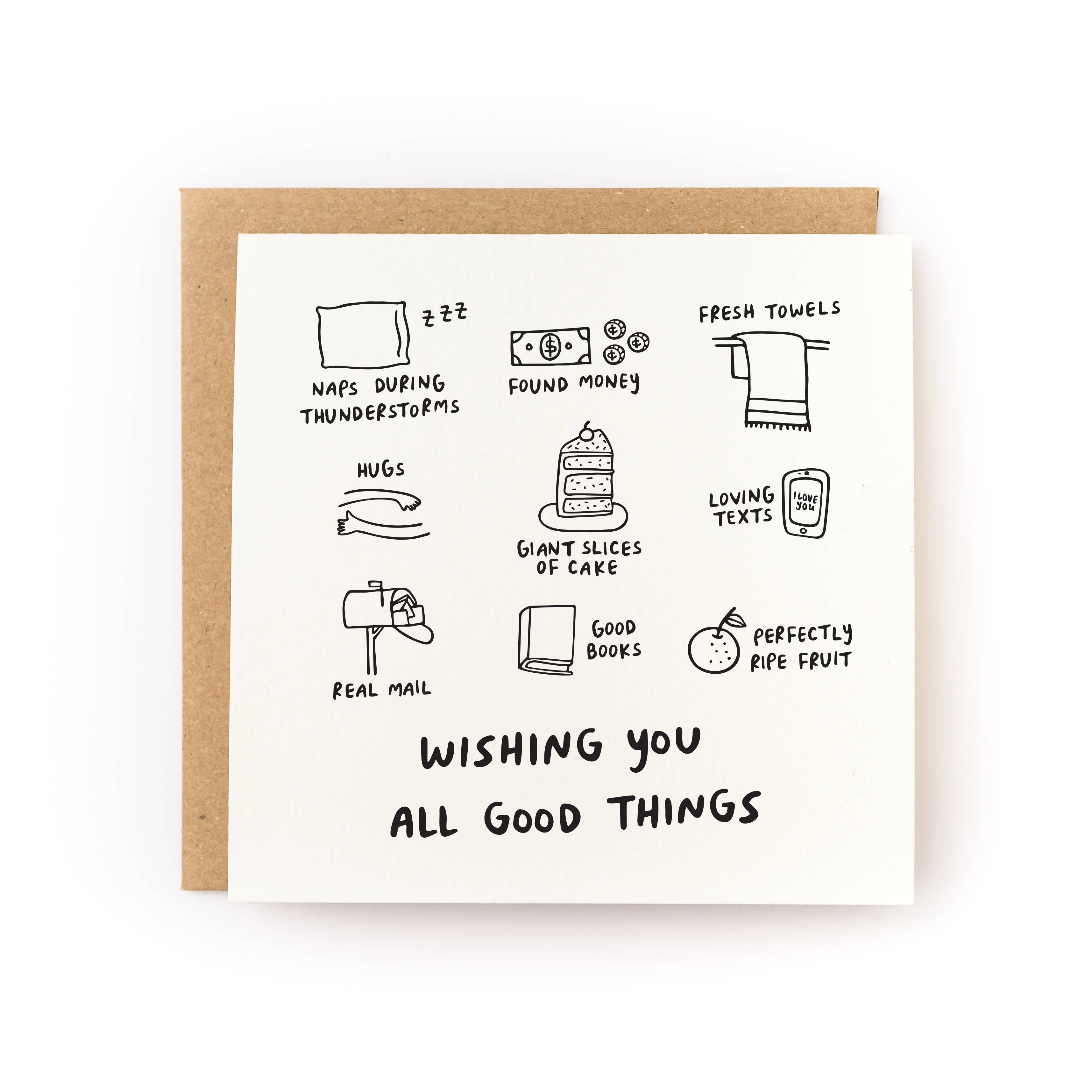 All the Good Things Birthday Card - DIGS