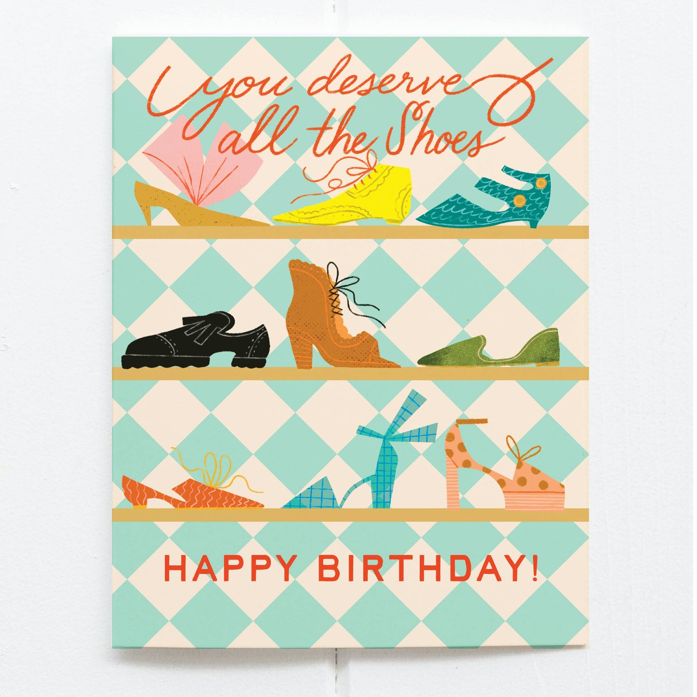 All The Shoes Birthday Card - DIGS