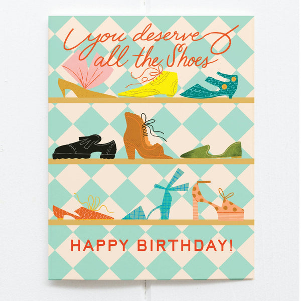 All The Shoes Birthday Card - DIGS