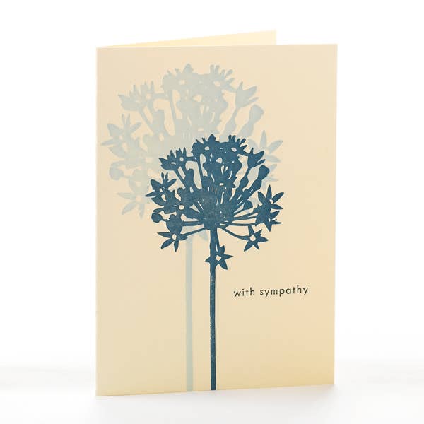 Allium Sympathy Card - DIGS