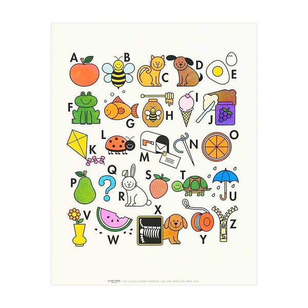 Alphabet Art Print - DIGS