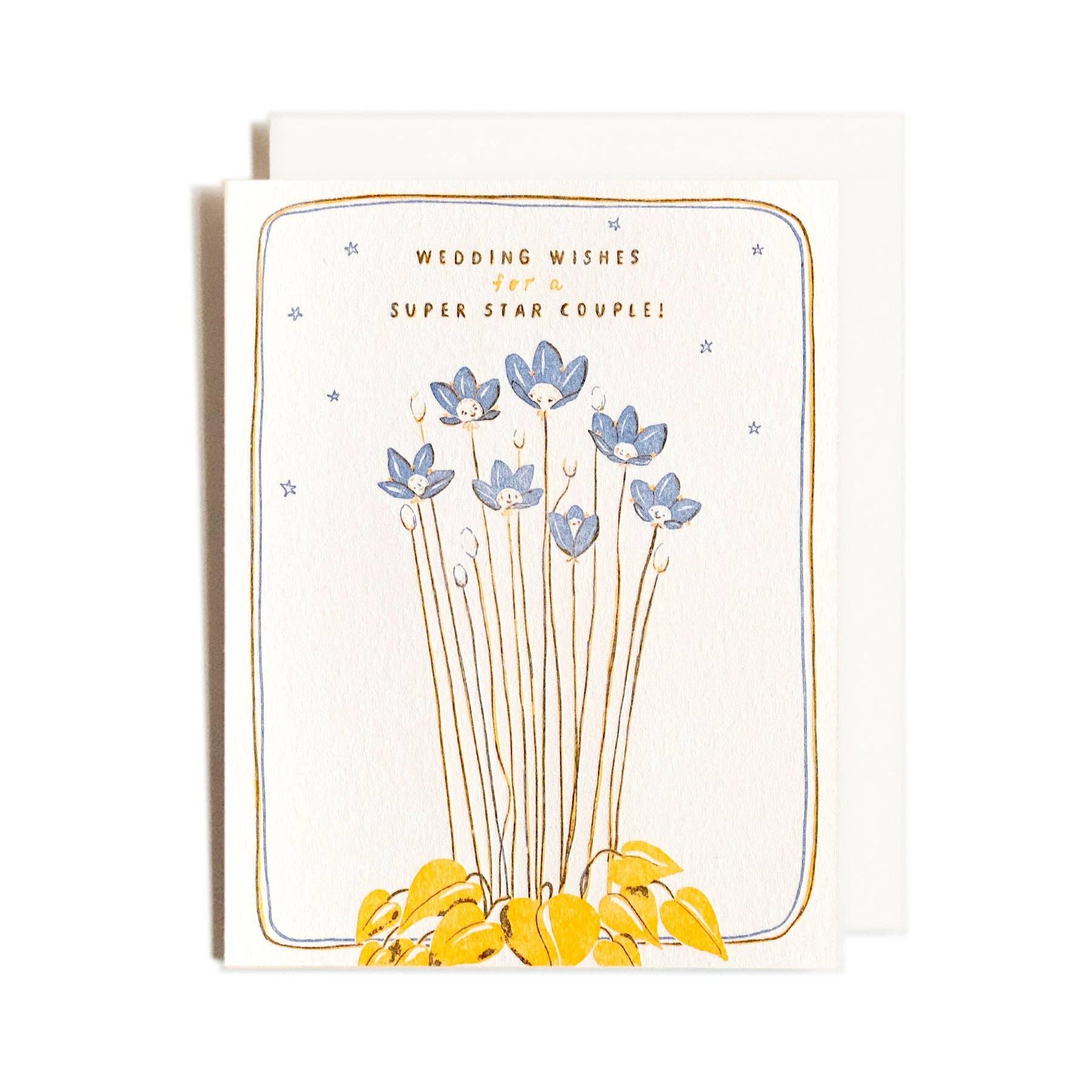 Alpine Bog Stars Wedding Card - DIGS