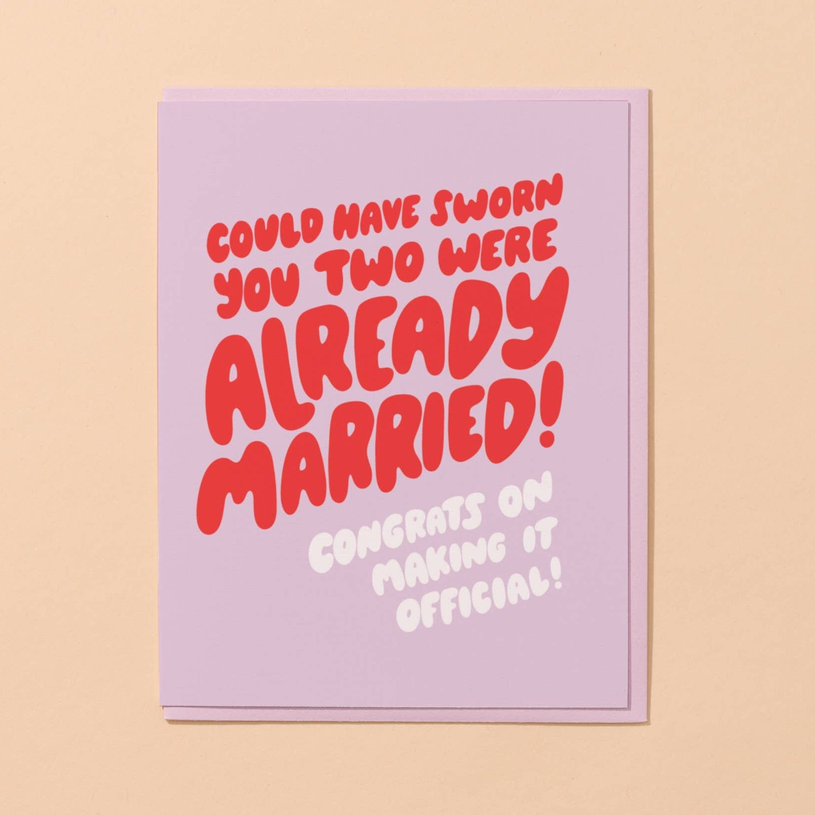 Already Married!? Wedding Card - DIGS