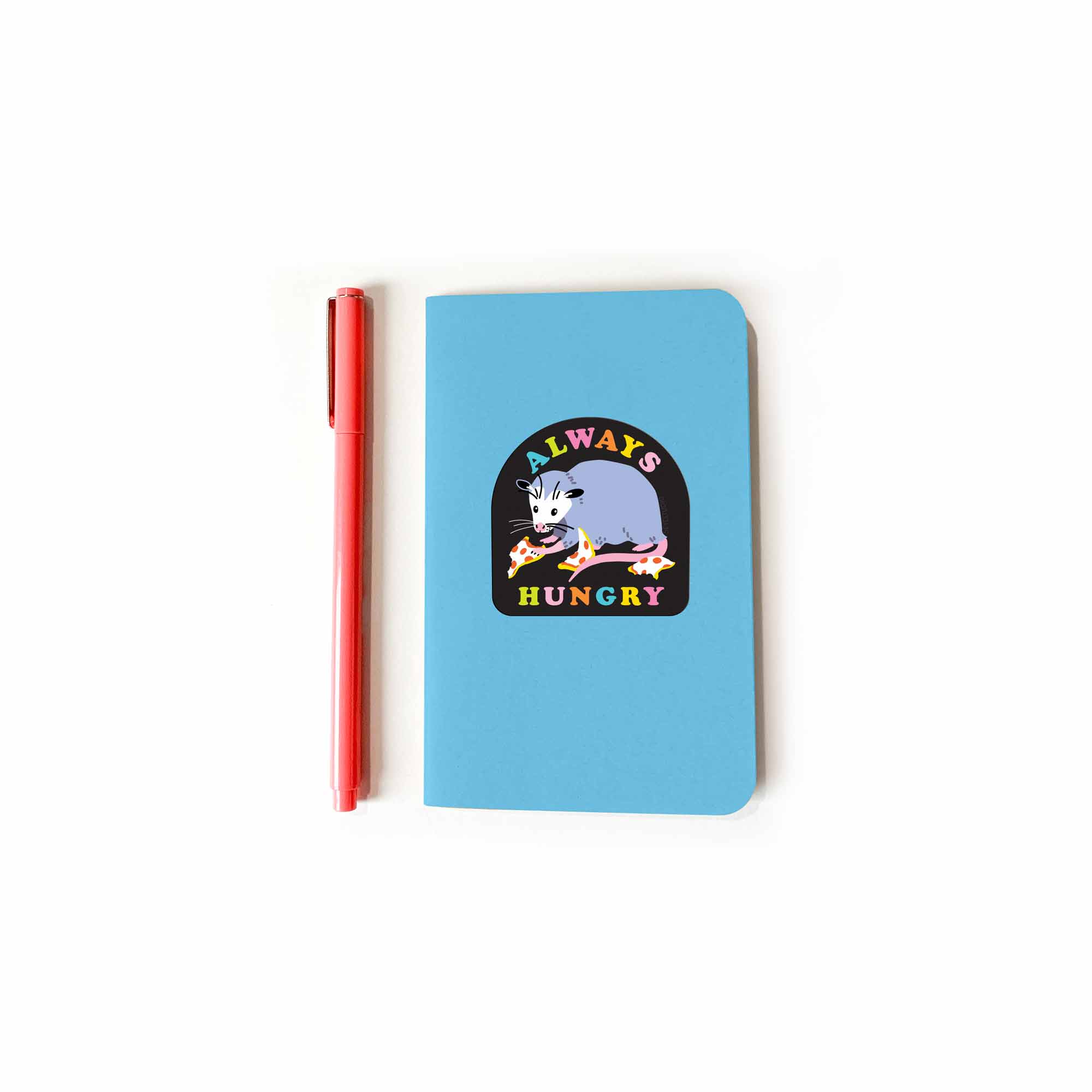 Always Hungry Opossum Sticker - DIGS