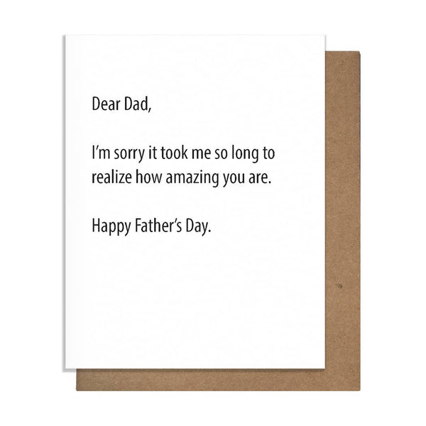 Amazing Dad Father's Day Card - DIGS