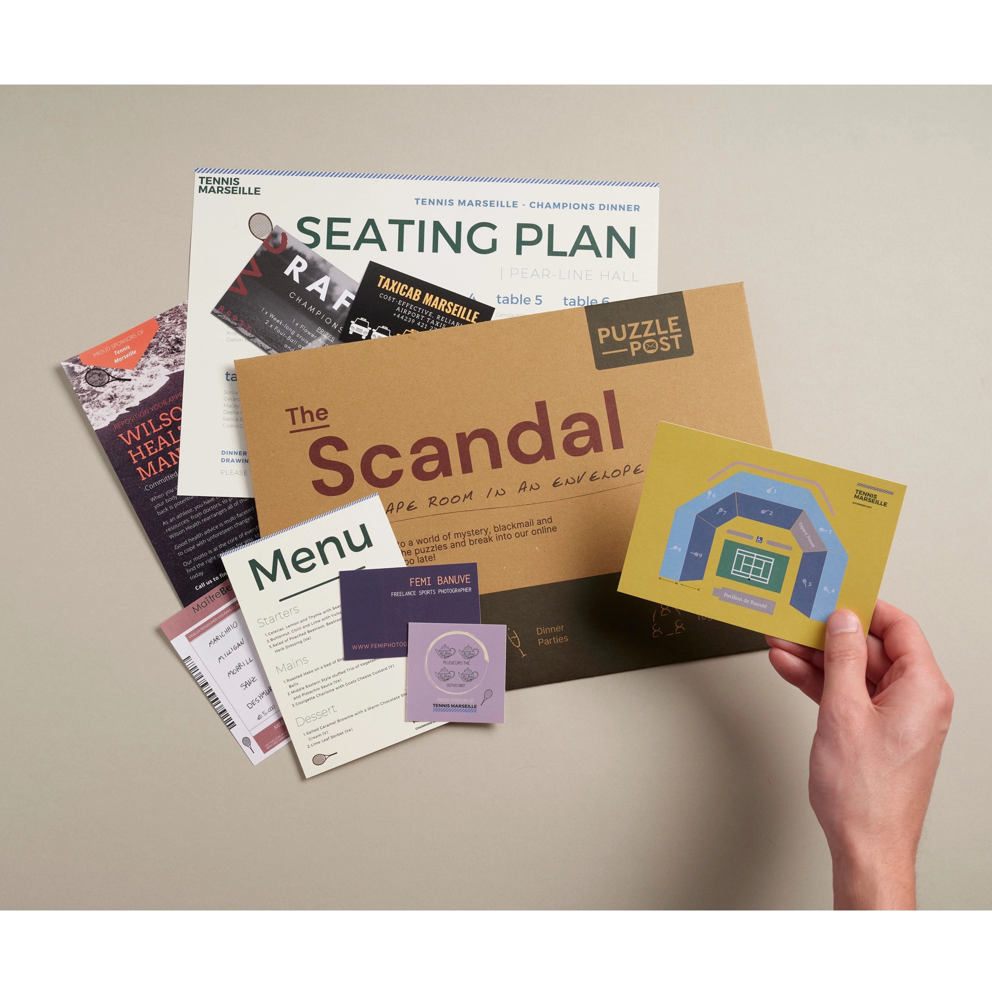 An Escape Room in An Envelope: The Scandal - DIGS