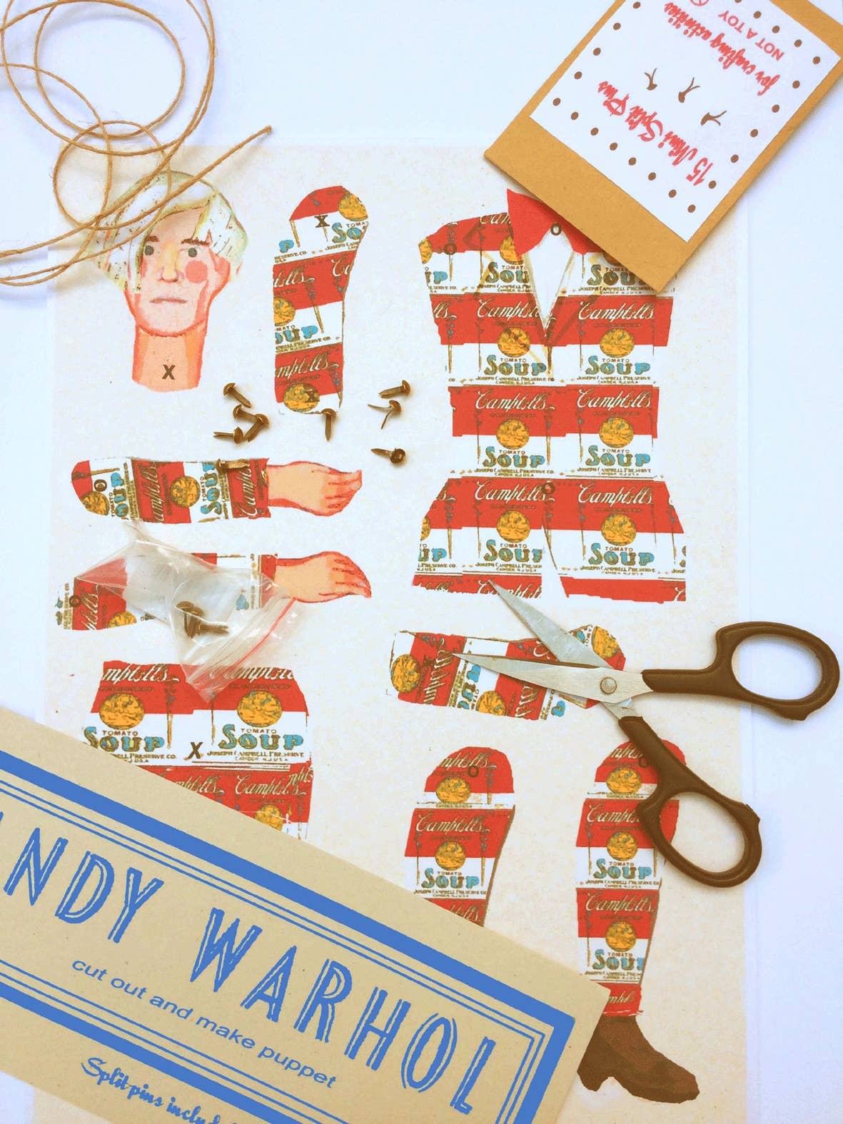 Andy Warhol Cut and Make Puppet - DIGS