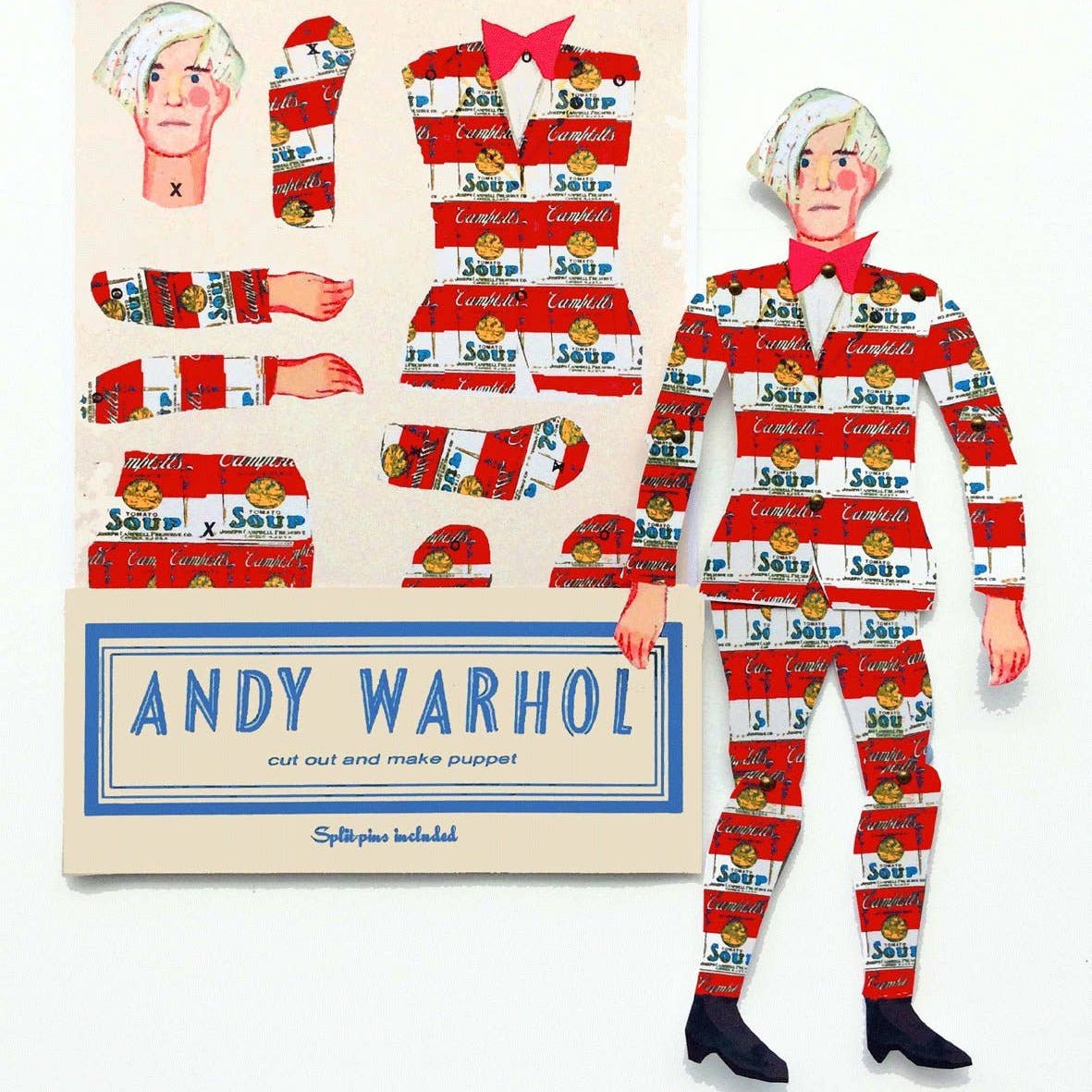 Andy Warhol Cut and Make Puppet - DIGS