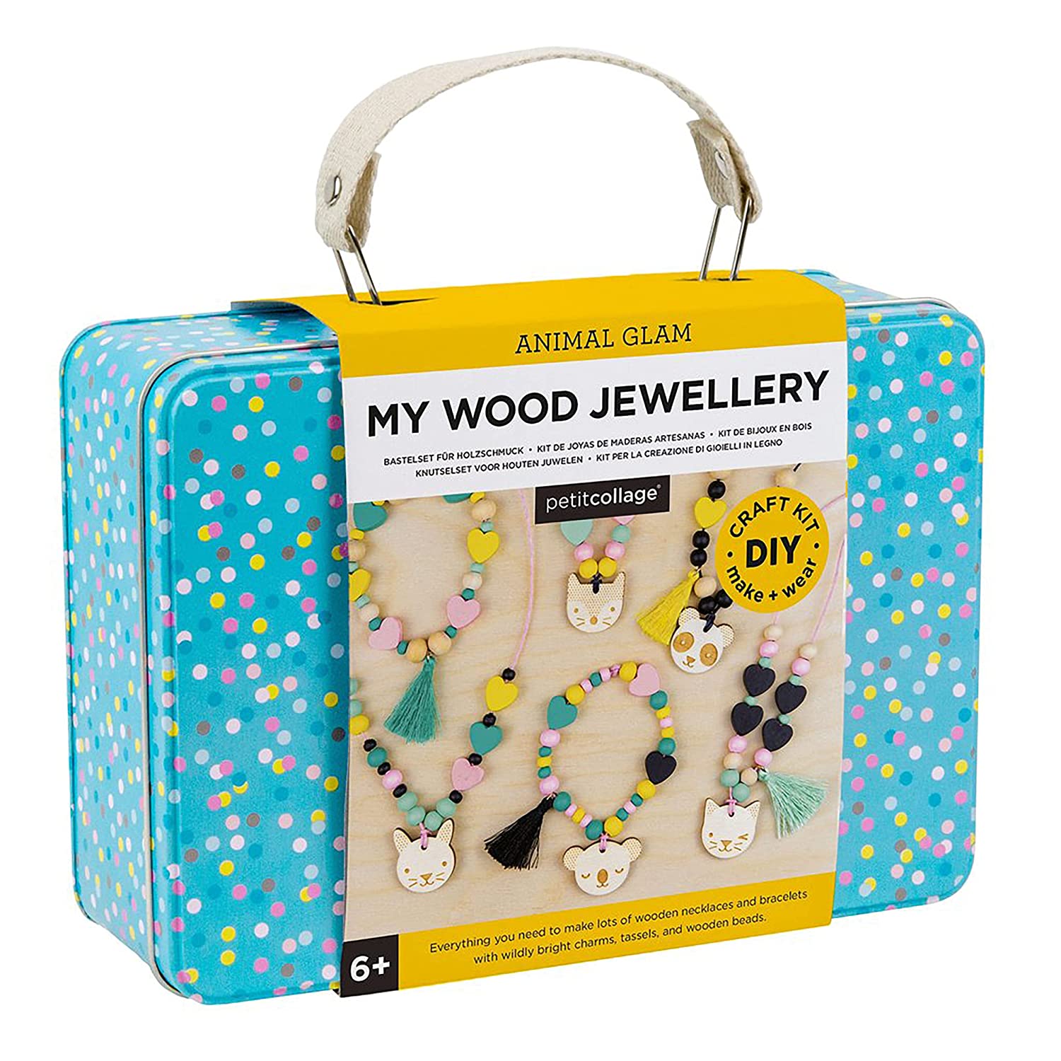 Animal Glam Wood Jewelry Craft Kit - DIGS