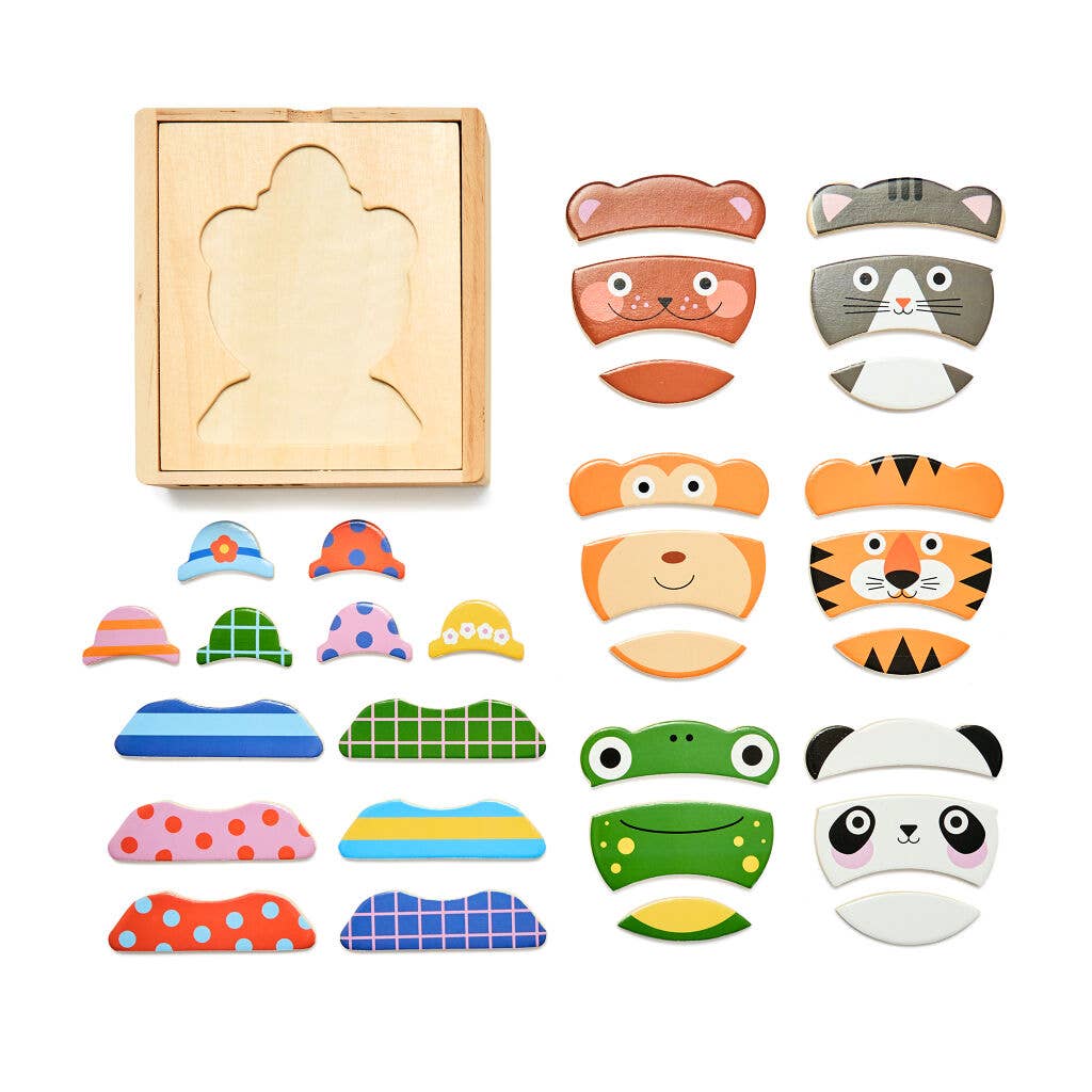 Animal Mix Up! Wooden Puzzle - DIGS