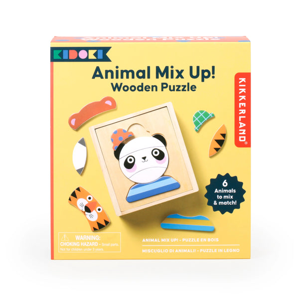 Animal Mix Up! Wooden Puzzle - DIGS