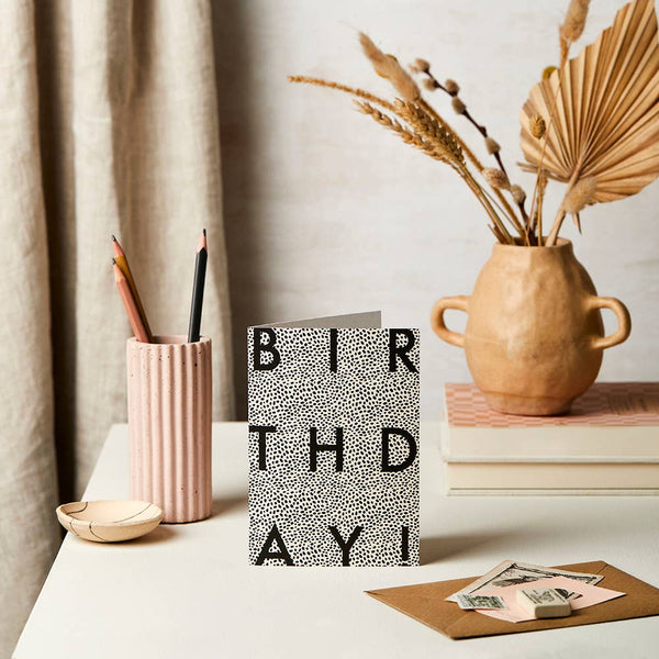 Animal Polka Birthday Card - DIGS
