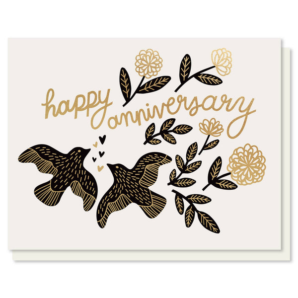 Anniversary Birds Card - DIGS