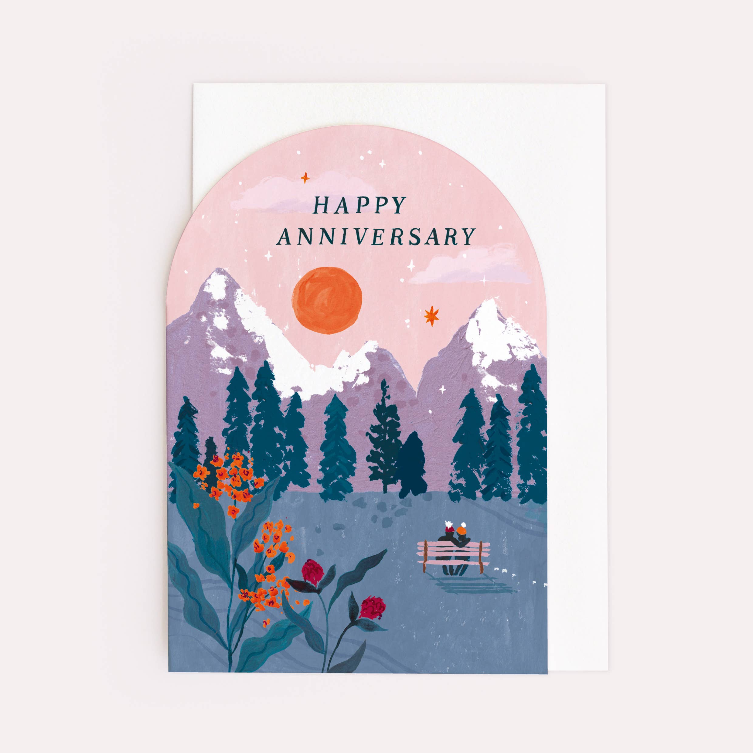 Anniversary Sunset Card - DIGS