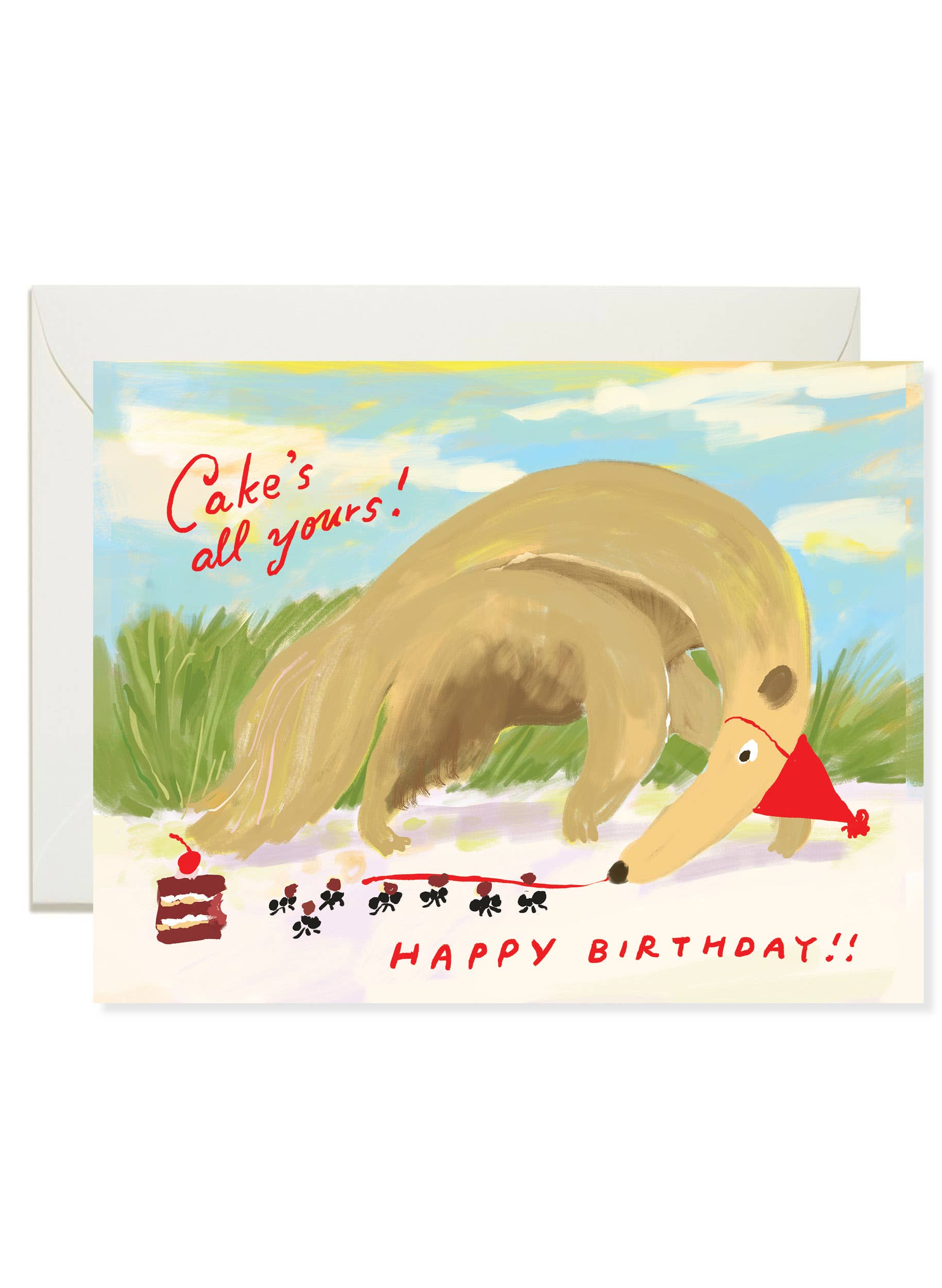 Anteater Birthday Card - DIGS