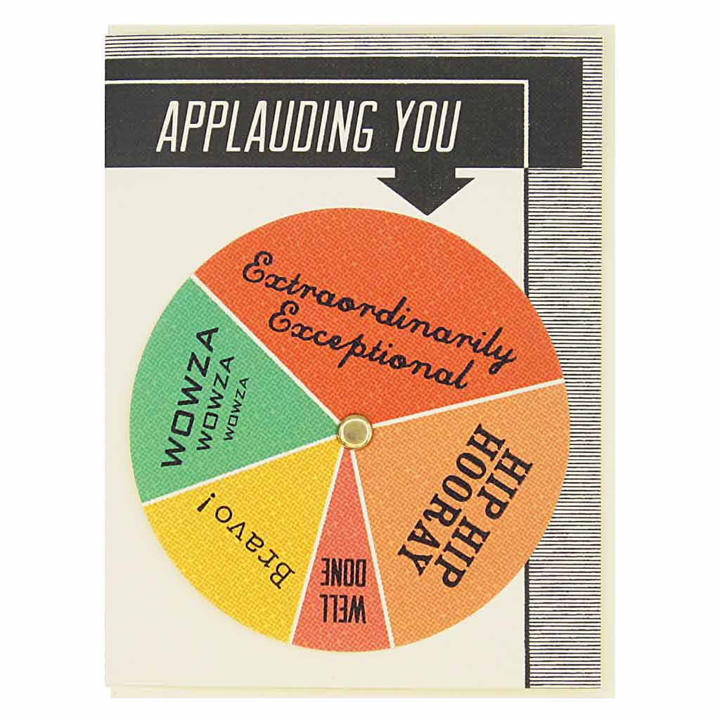 Applauding You Spinner Congrats Card - DIGS
