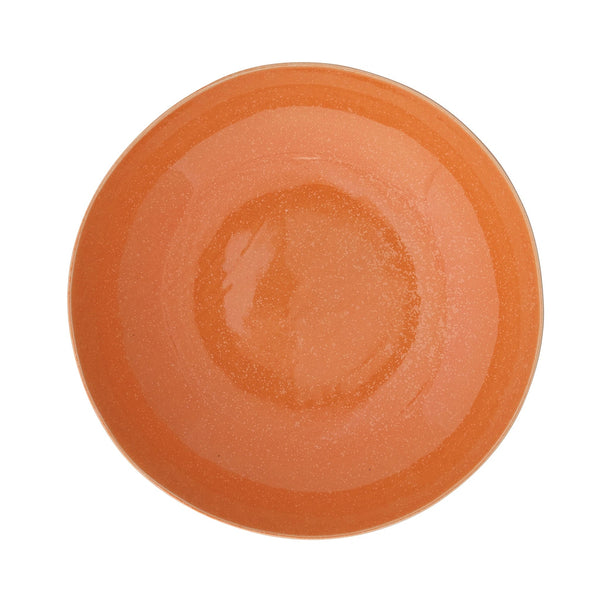 Apricot Stoneware Low Bowl - DIGS