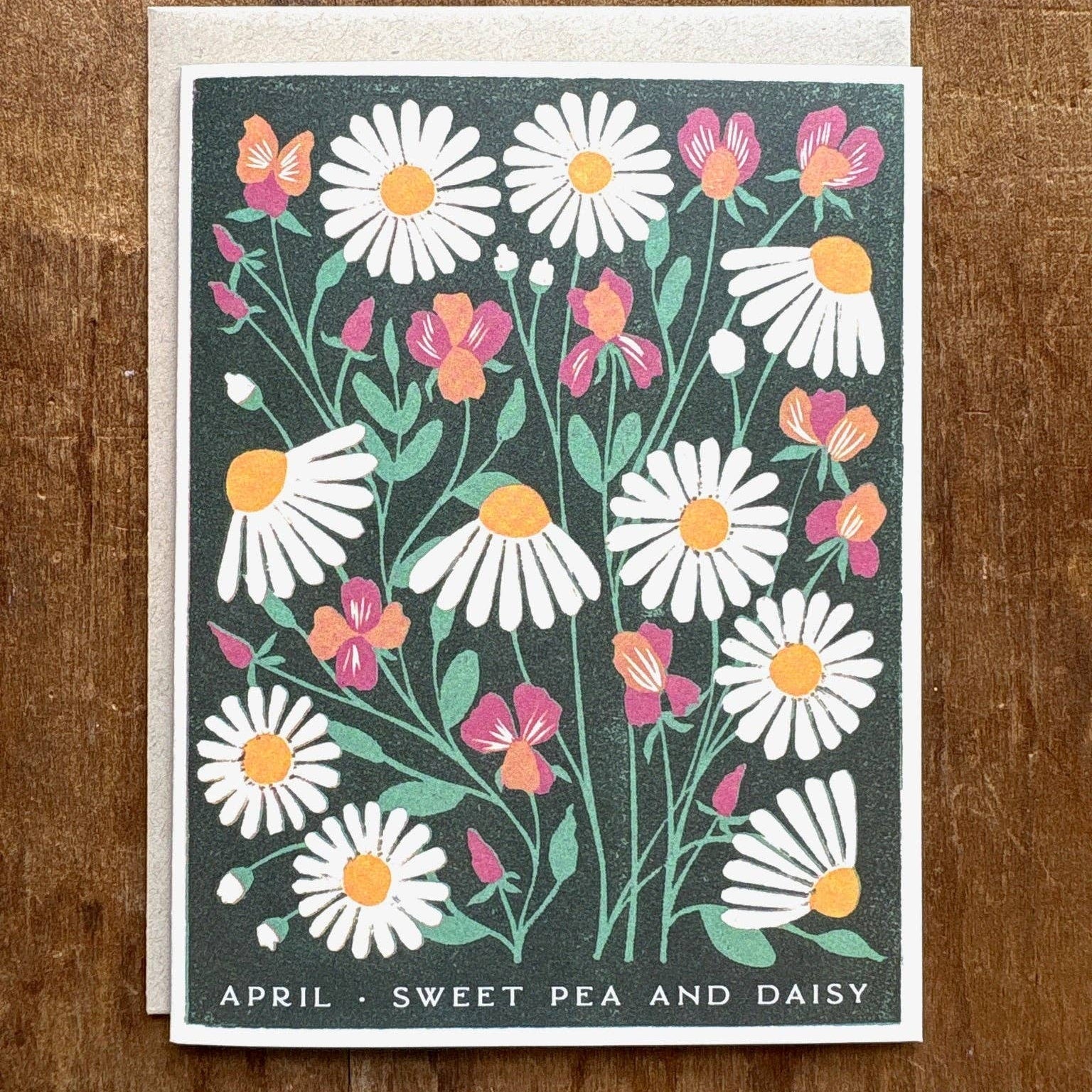 April Month Flowers Card - DIGS