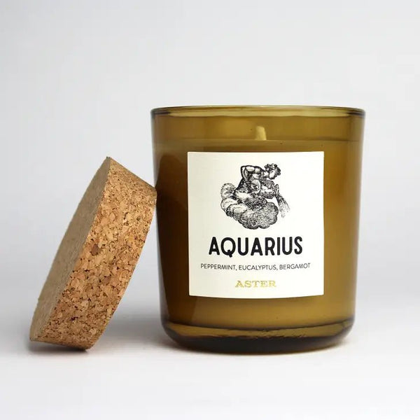 Aquarius Zodiac Candle - DIGS