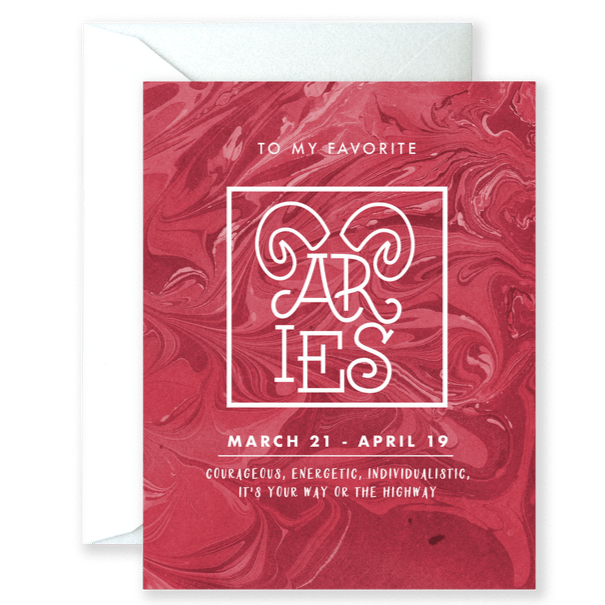 Aries Astrology Series Card - DIGS