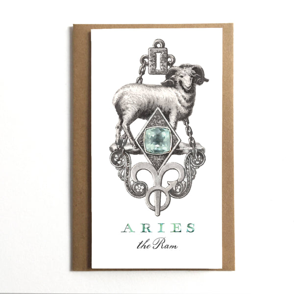 Aries the Ram Zodiac Card - DIGS