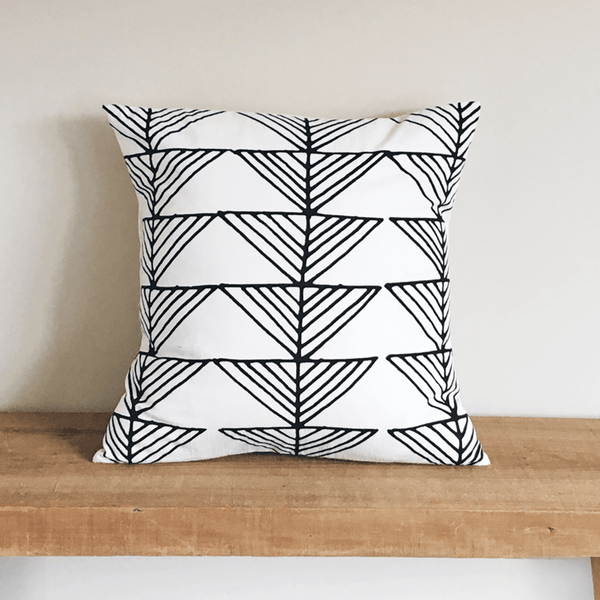 Arrows Organic Cotton Pillow - DIGS