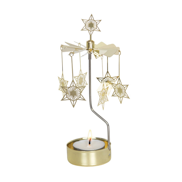 Art Deco Star Tealight Spinner - DIGS