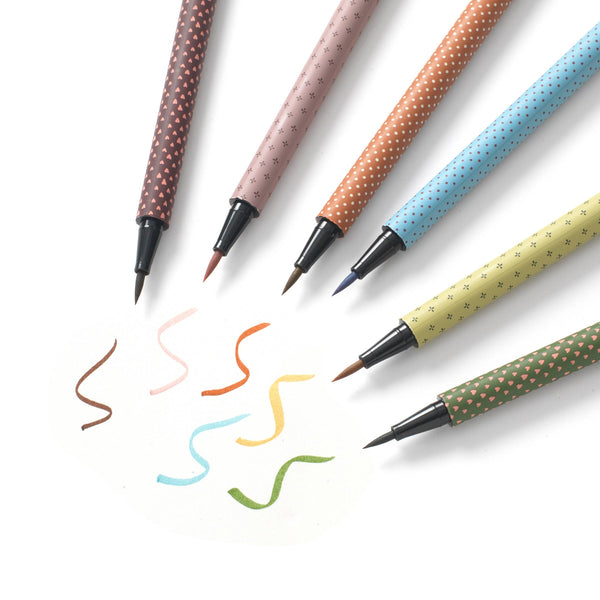 Artists Mark Brush Pens Set of 6 - DIGS