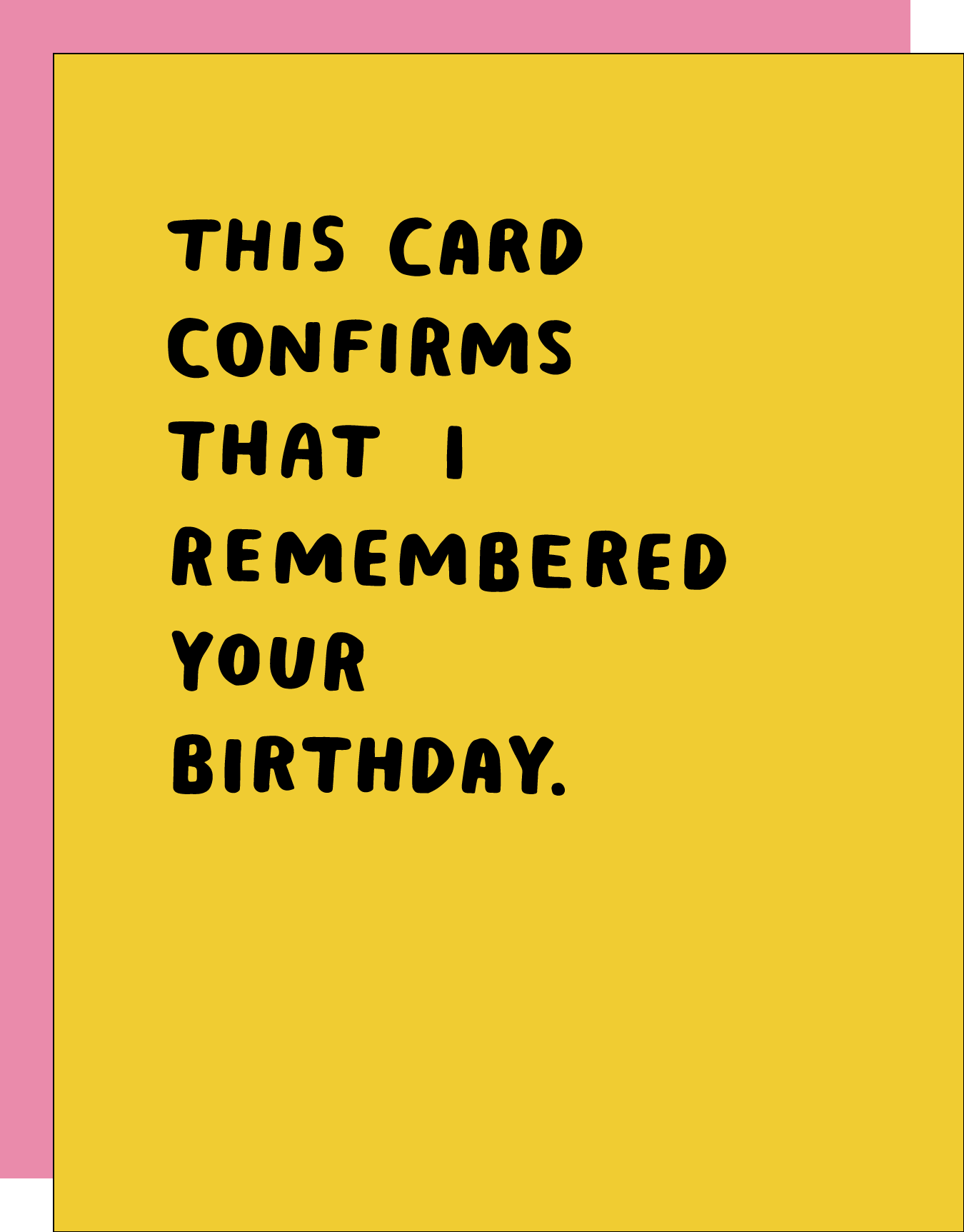 Ashkahn Confirmed Birthday Card - DIGS