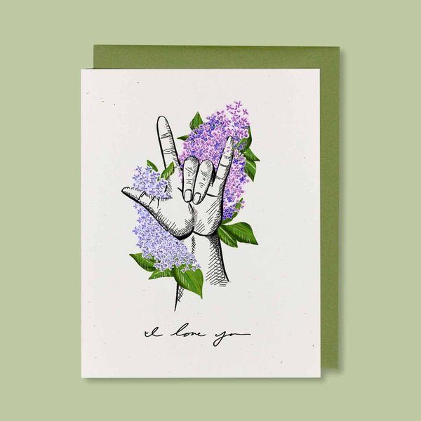 ASL I Love You Card - DIGS