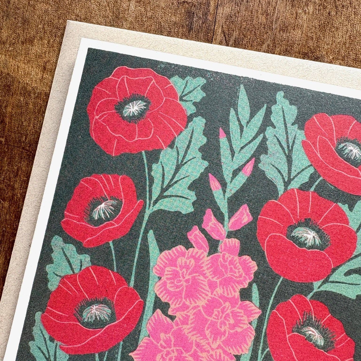 August Month Flowers Card - DIGS