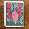 August Month Flowers Card - DIGS