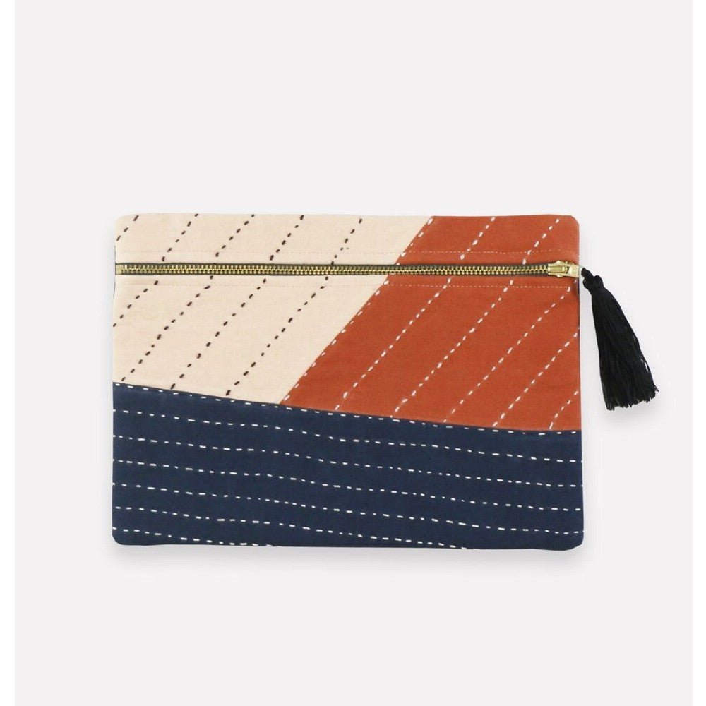 Autumn Colorblock Pouch Clutch - DIGS