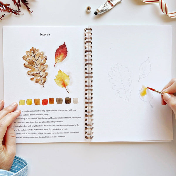 Autumn Watercolor Workbook - DIGS