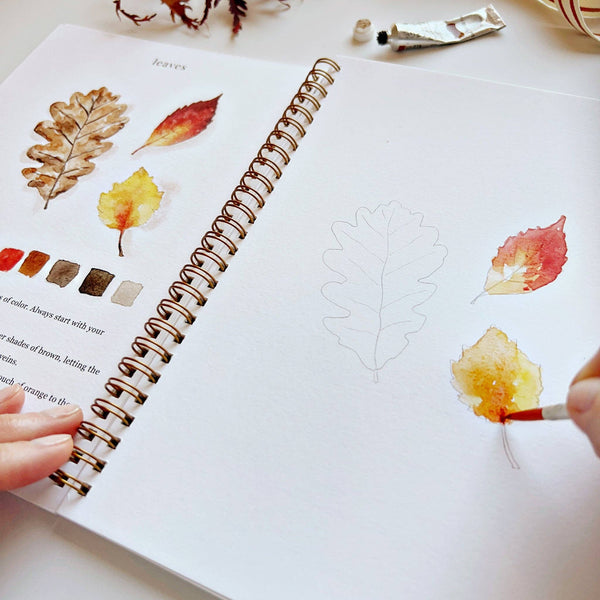 Autumn Watercolor Workbook - DIGS